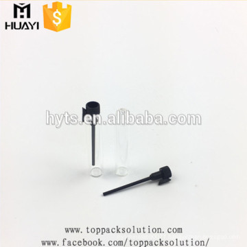 clear glass perfume sample use hot 1 ml vial